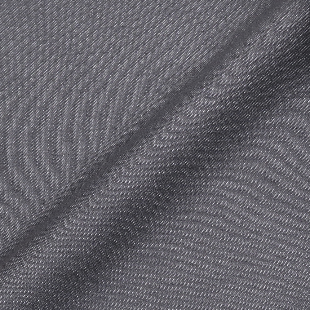 Supimaカルゼ グレイ無地 スラックス・メンズ