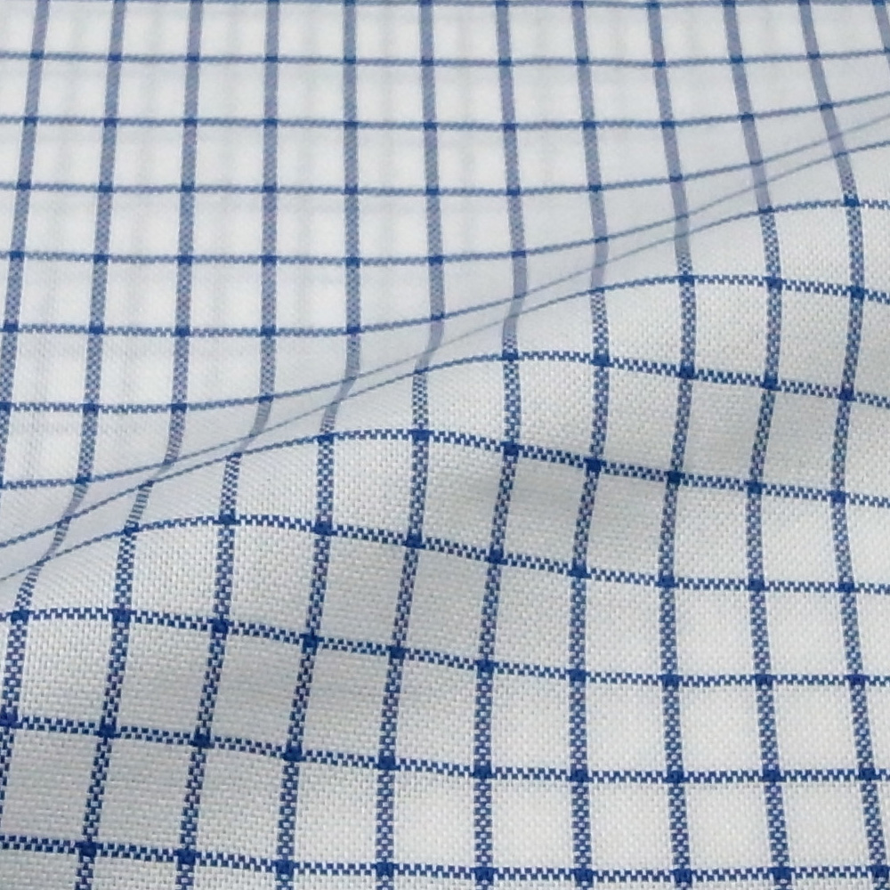 オリジナル ビジネス ブルーグラフチェック シャツ メンズ オーダースーツのビッグヴィジョン